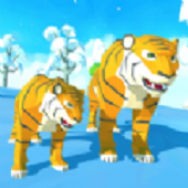 ϻͥģ3D(Winter Tiger Family Simulator 3D)