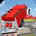 ɵ3D(Flying Firetruck City Pilot 3D)