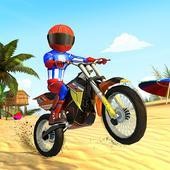 ���ɳ̲Ħ�г��ؼ�(Beach Bike Stunts Tiny Bike Raci)