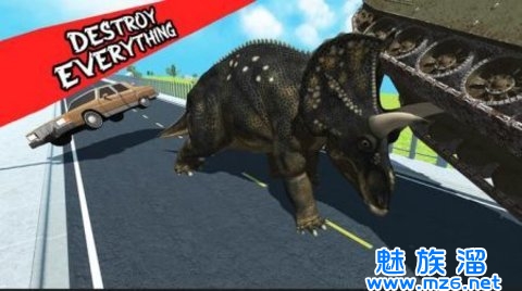 恐龙道路狂暴(Dinosaur Road Rampage)