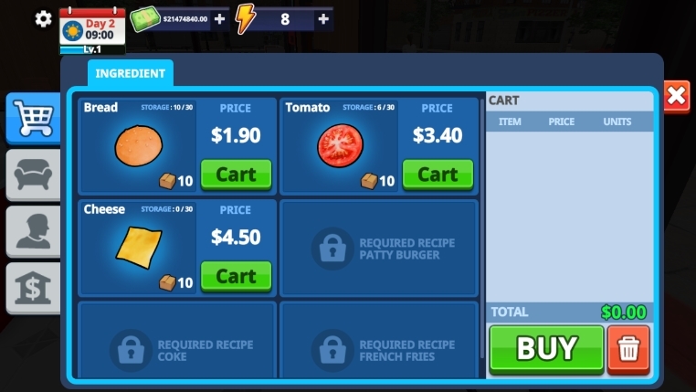 汉堡模拟器免广告截图3