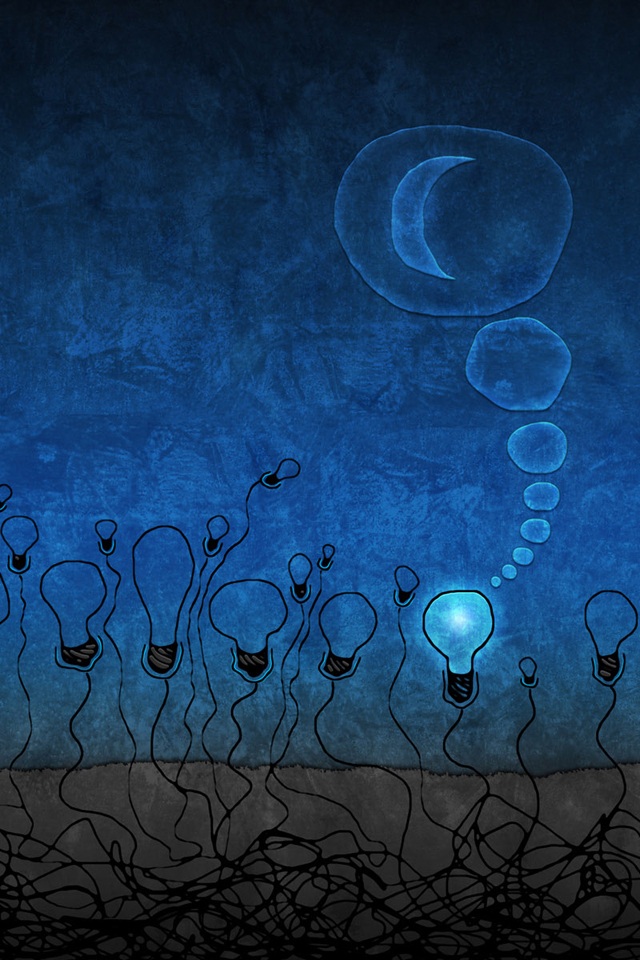 灯泡创意 640x960壁纸_个性时尚_手机壁纸-魅族溜